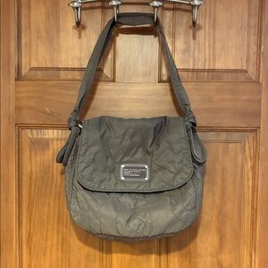 Marc By Marc Jacobs Dark Khaki Quilted Shoulder Bag